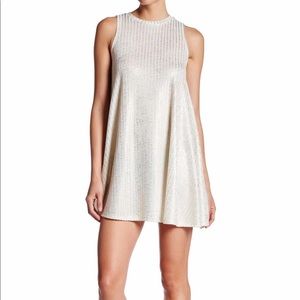 Nordstrom sleeveless knit trapeze dress.